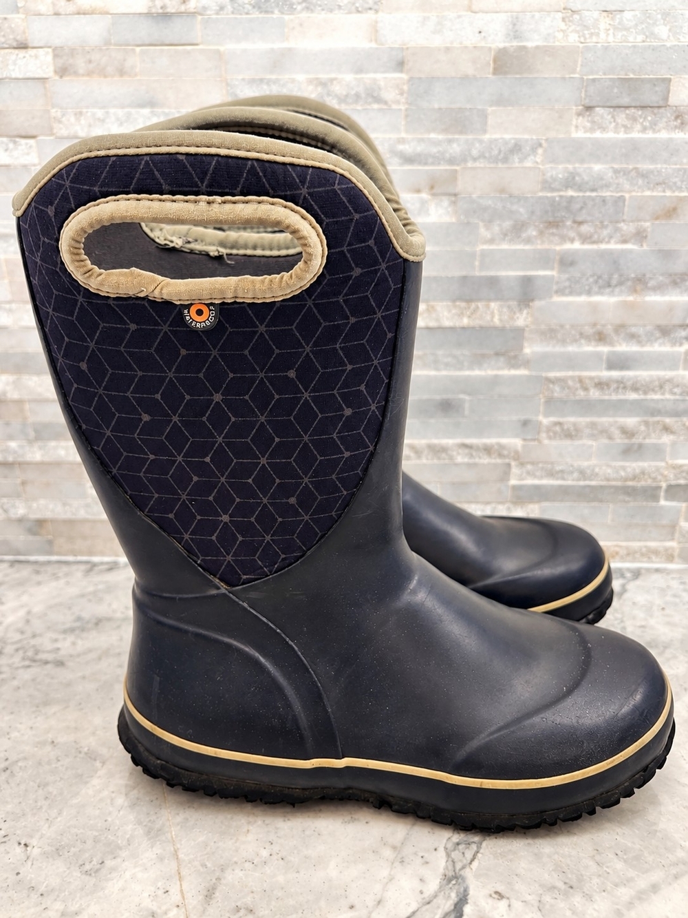 BOGS Slushie Youth 5 Waterproof Insulated Winter Snow Boots Dark Blue